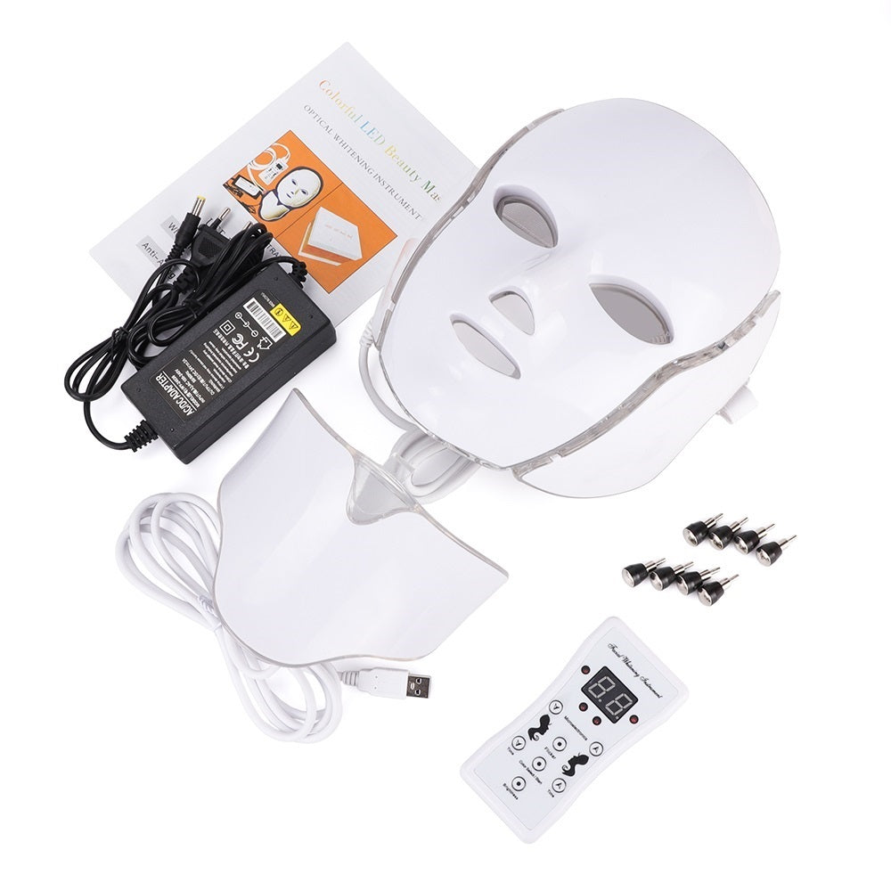 LED maska (obličej + dekolt), 7 programů