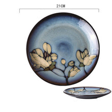 Načíst obrázek do Prohlížeče galerie, Ručně zdobené porcelánové talíře