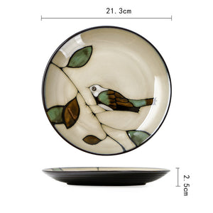 Ručně zdobené porcelánové talíře